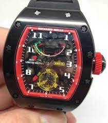 Replica Richard Mille RM 036 black case Red shadow Men Watch Replica Richard Mille RM 036 black case Red shadow Men Watch